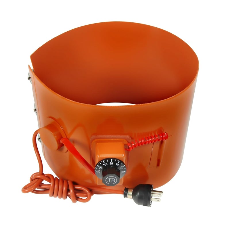 Lan -He Metal Drum Heater, Bucket Heater for 5 Gallon Drums,Grease Keg Heater, Insulated Band Heater,800 Watt, 120 Volt (34in-5 Gallon(2 Pack)) - Image 2